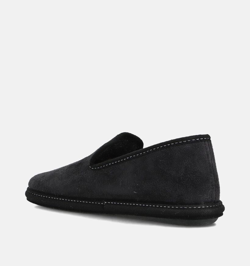 Scapa Zwarte Pantoffels voor heren (364105) - geschikt voor steunzolen