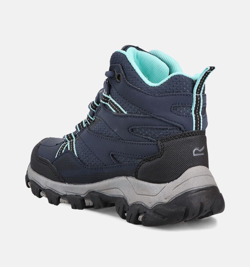 Regatta Holcombe III Donkerblauwe Hoge Wandelschoenen voor meisjes, jongens (373138) - geschikt voor steunzolen