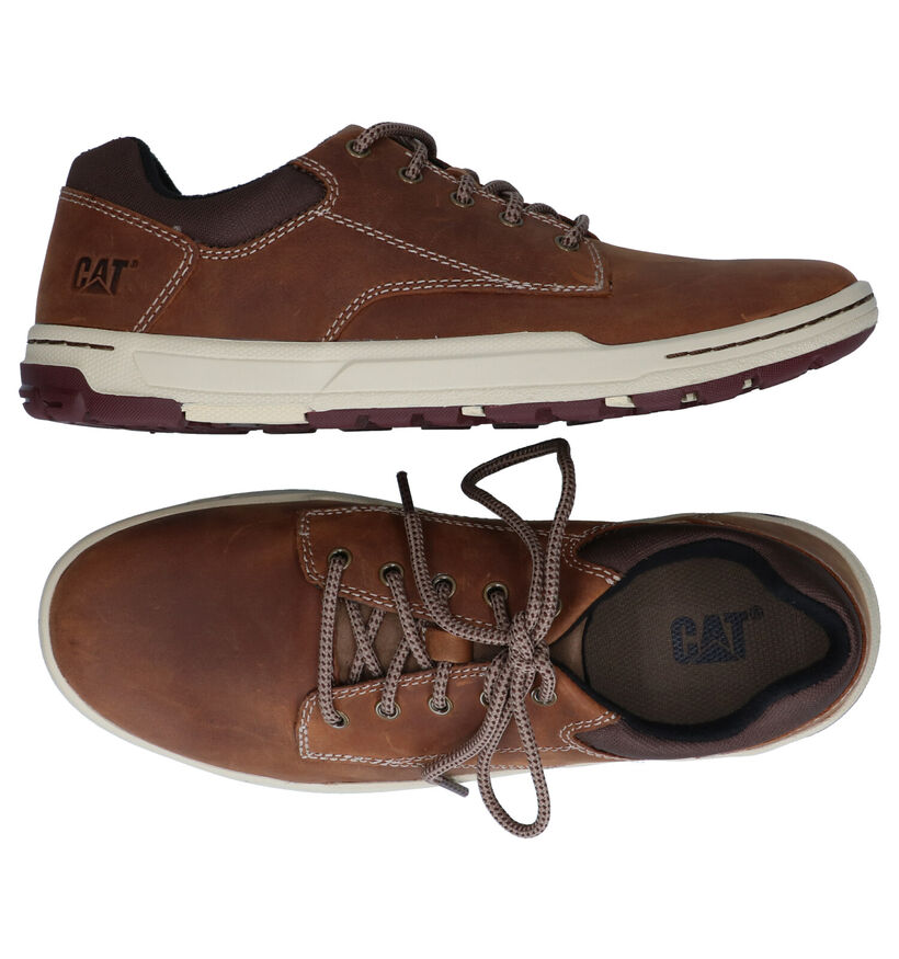 Caterpillar Colfax Chaussures à lacets en Brun en textile (295141)