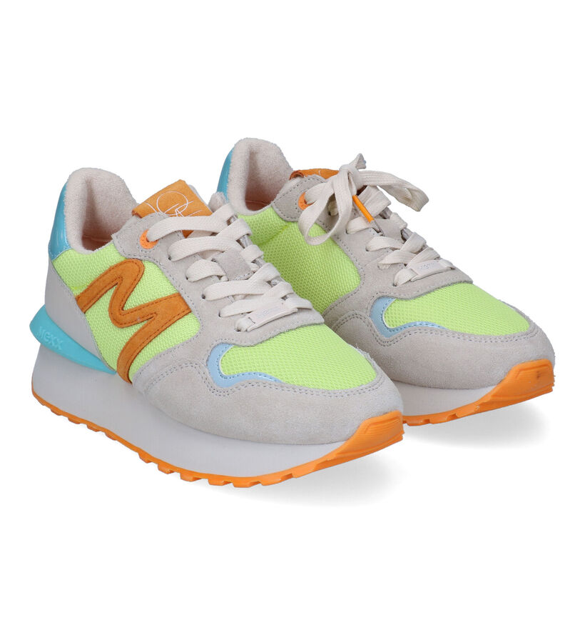 Mexx Juju Witte Sneakers voor dames (303556) - geschikt voor steunzolen