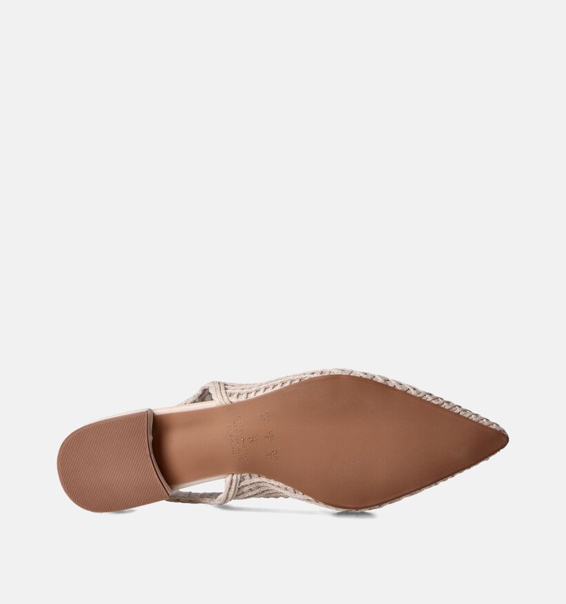 Valentina Ecru Slingback ballerina's voor dames (357668)