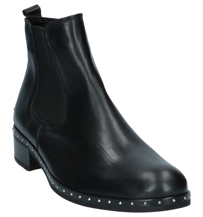 Gabor Bottillons en Noir en cuir (231212)
