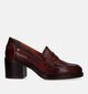 Pikolinos Huesca Mocassins avec talon en Cognac pour femmes (329663)