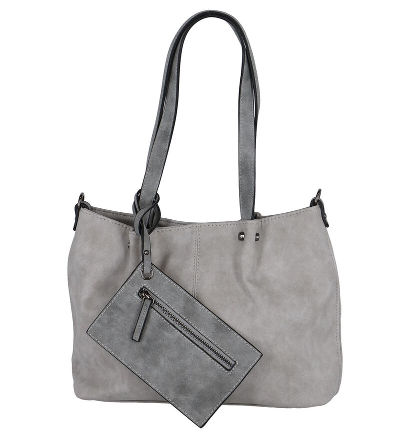 Emily & Noah Sac à bandoulière bag in bag en Gris en simili cuir (282172)