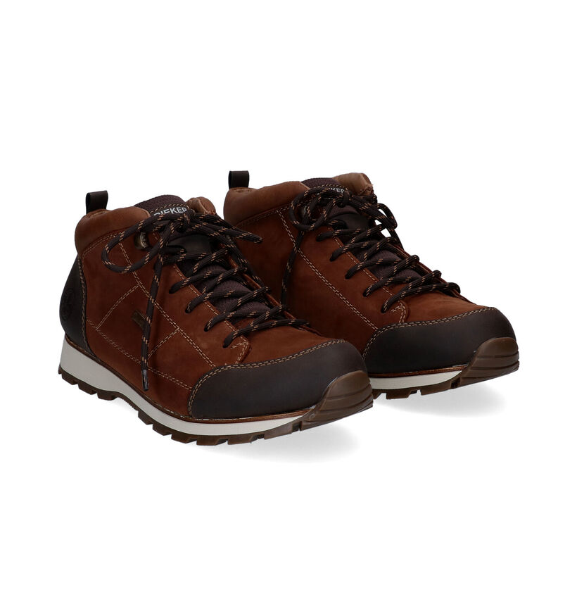 Rieker Chaussures hautes en Brun foncé en nubuck (297831)