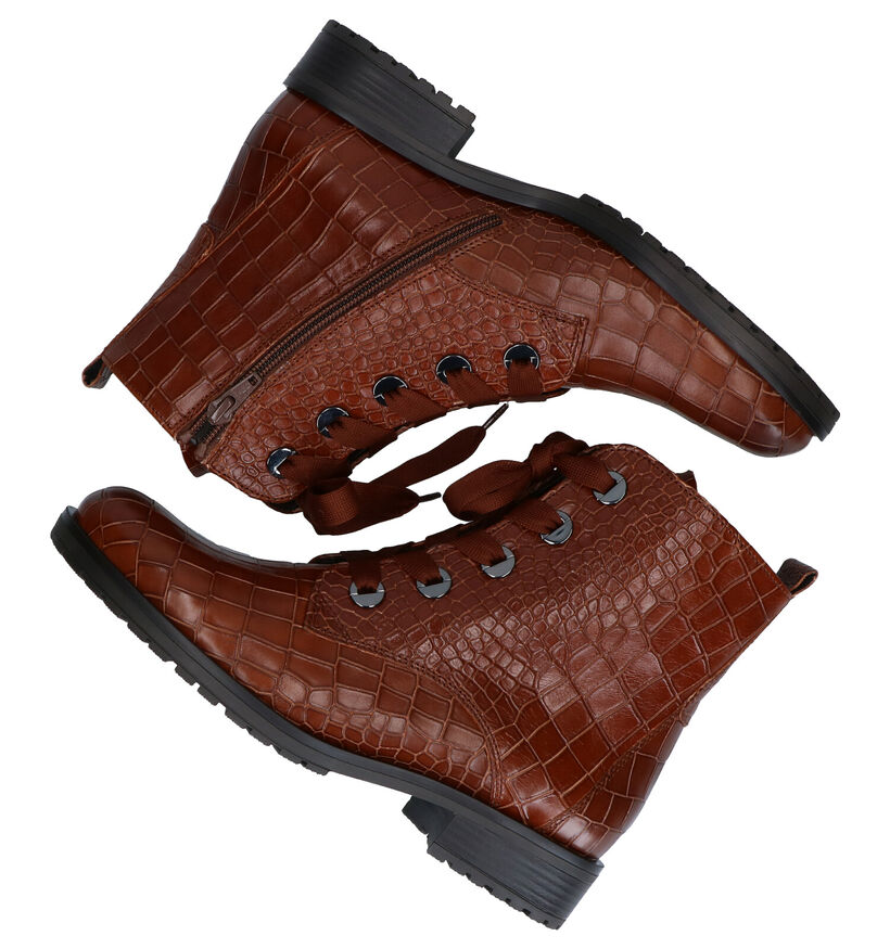 Gabor OptiFit Cognac Boots in leer (282298)