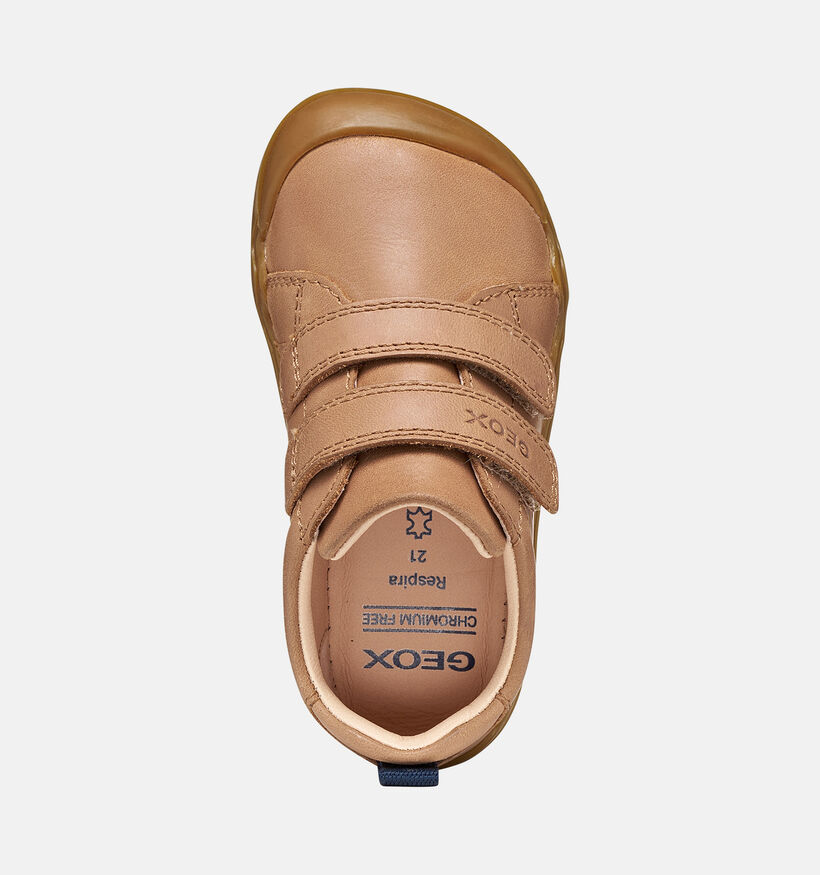 Geox Steppieup Bruine Babyschoenen voor meisjes, jongens (377747)