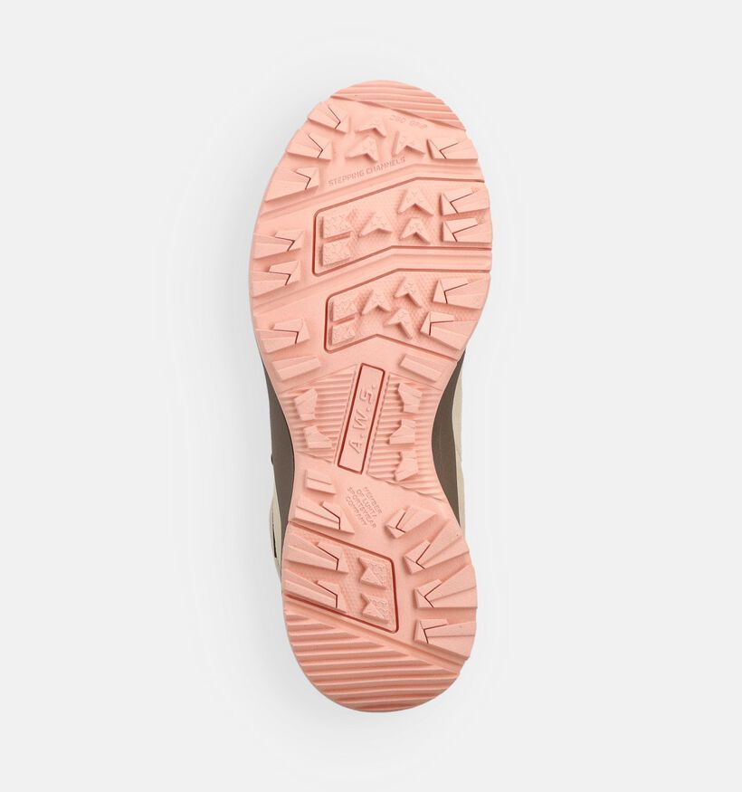 Icepeak Ansio MS Lichtbeige Halfhoge Wandelschoenen voor dames (380843) - geschikt voor steunzolen