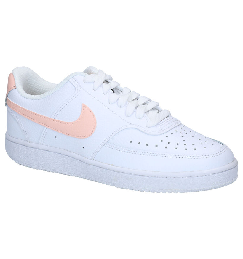 Nike Court Vision Low Baskets en Blanc pour femmes (347839)
