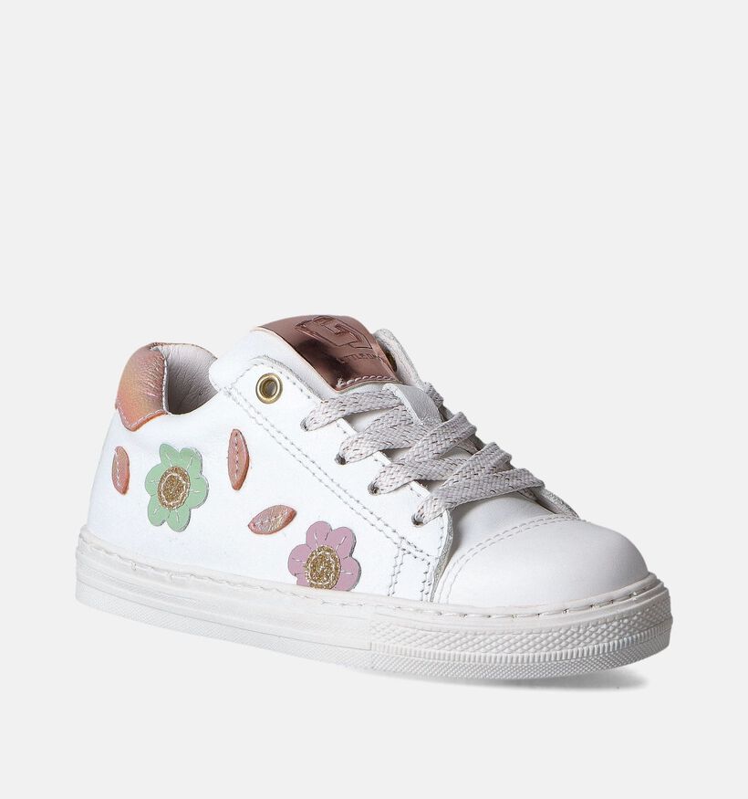 Little David Josephine Witte Sneakers voor meisjes (355390) - geschikt voor steunzolen