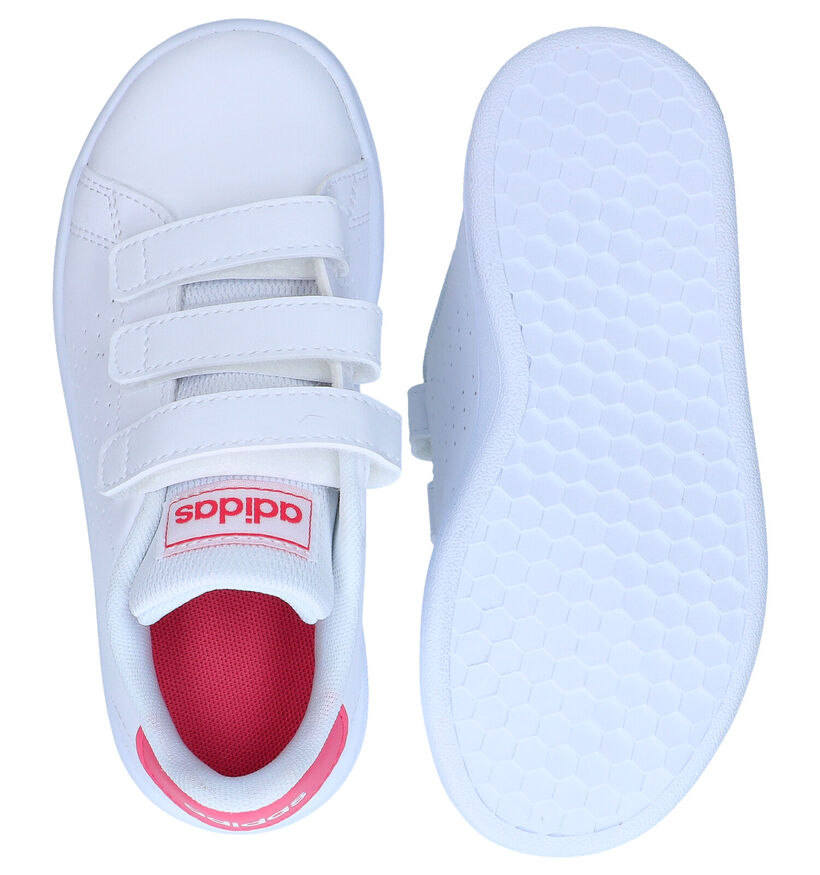 adidas Advantage C Witte Sneakers voor meisjes (319539) - geschikt voor steunzolen