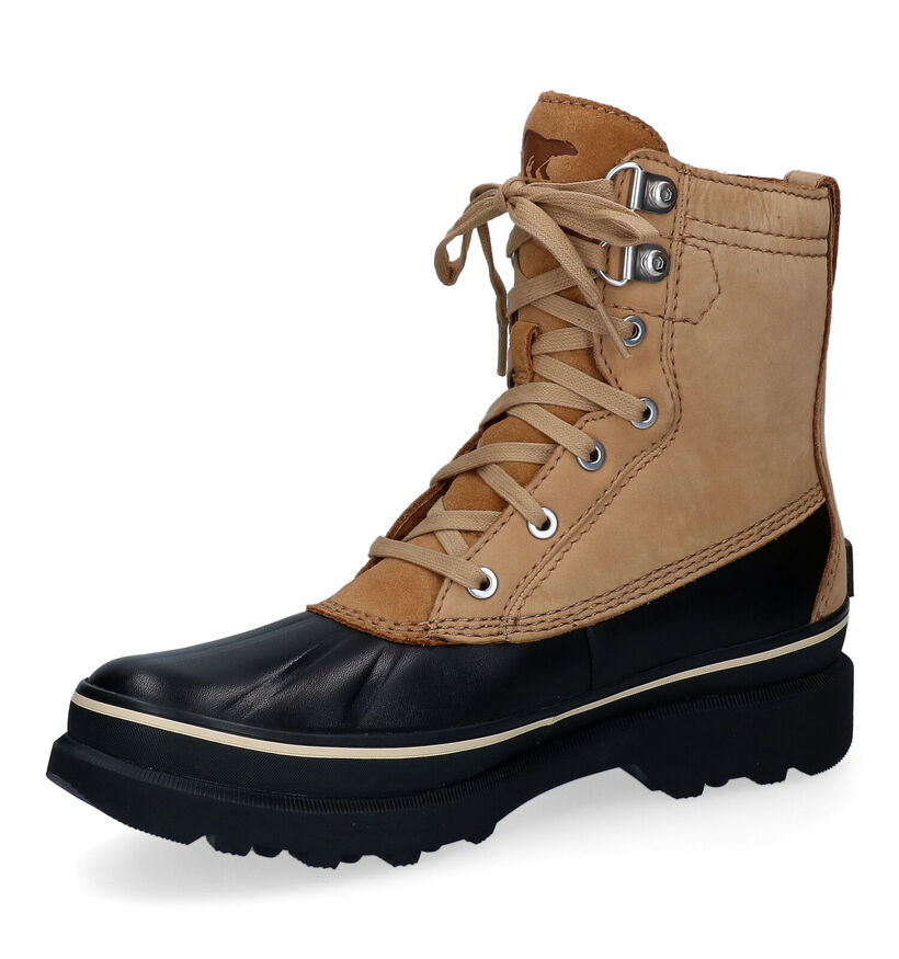 Sorel Caribou Storm Bottes de Neige en Cognac en nubuck (294146)