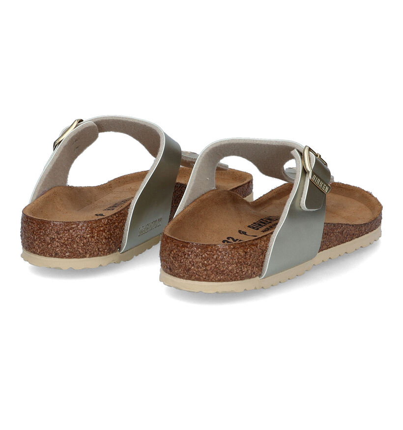 Birkenstock Gizeh BS Witte Teenslippers voor meisjes (338081)