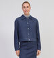 Vila Silver Blauwe Korte jas voor dames (348766)