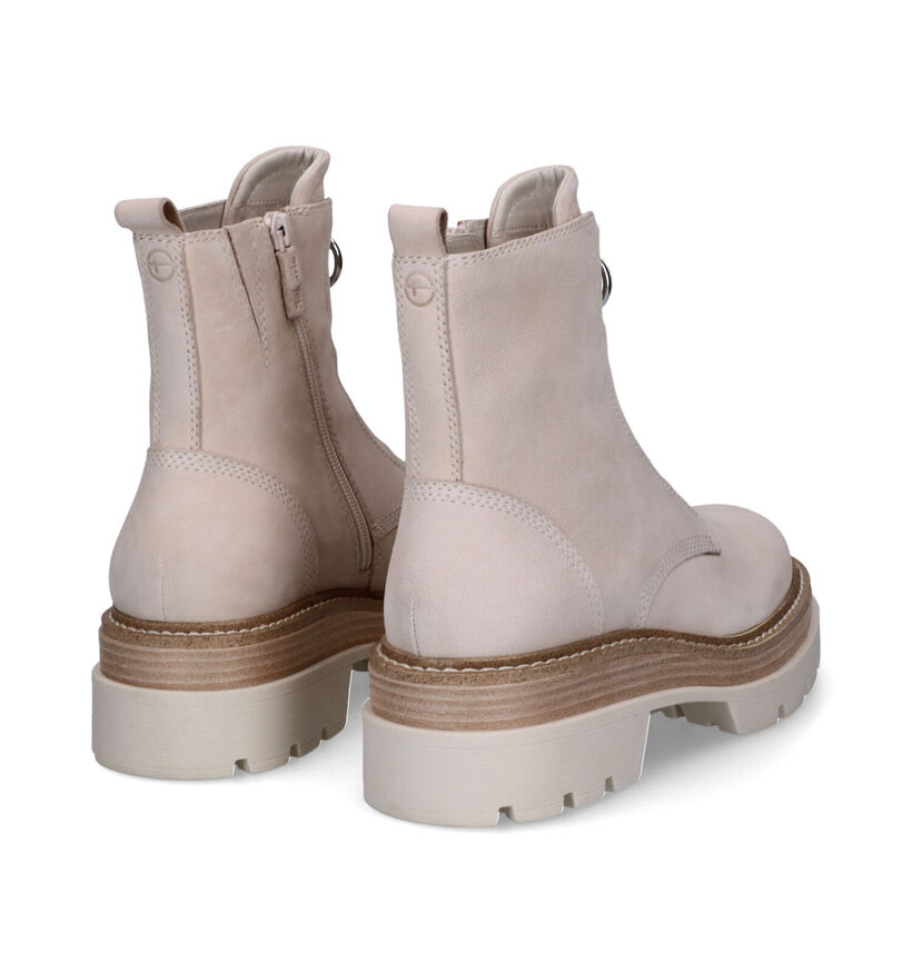 Tamaris Touch it Bottines en Ecru pour femmes (317343) - pour semelles orthopédiques
