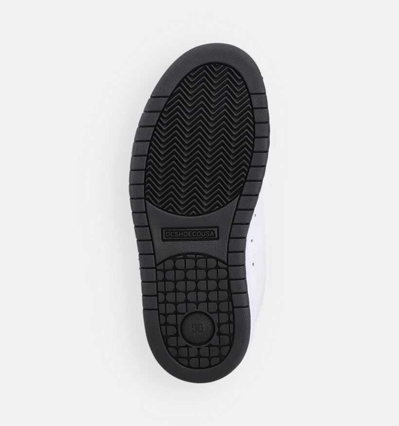 DC Shoes Court Graffik Baskets basses en Blanc pour filles, gar&ccedil;ons (368720) - pour semelles orthop&eacute;diques