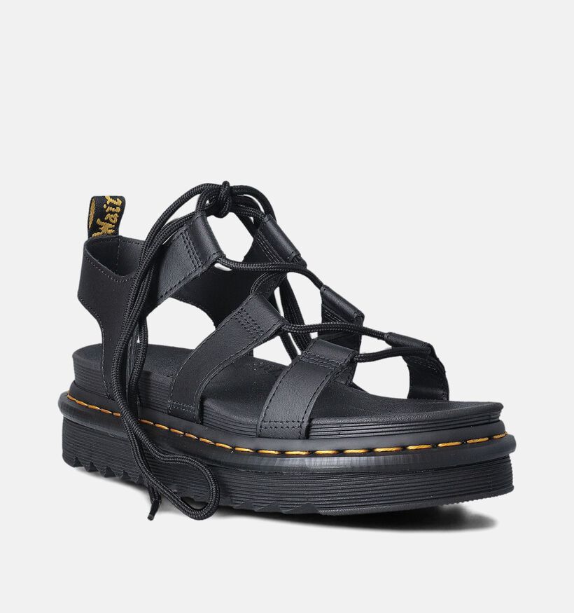 Dr. Martens Nartilla Zwarte Sandalen voor dames (365025)