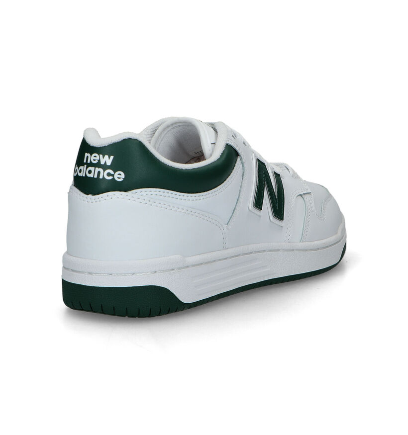 New Balance BB 480 Witte Sneakers voor heren (319181) - geschikt voor steunzolen