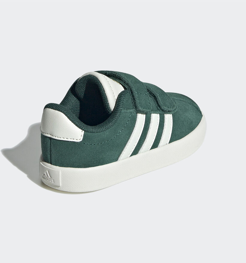 adidas VL Court 3.0 CF Baskets pour bébé en Vert pour filles, garçons (343226)