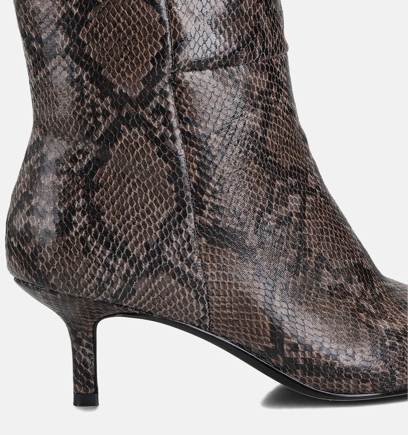 Posh by Poelman Bottes hautes en Marron pour femmes (371446)