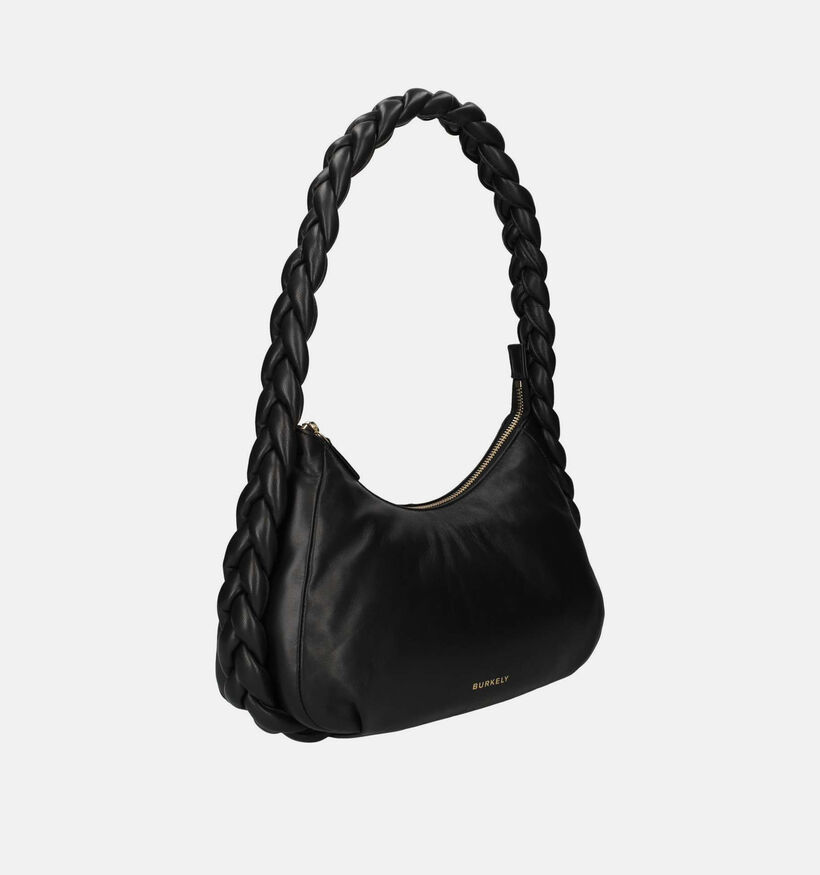 Burkely Braidy Zwarte Schoudertas voor dames (380453)