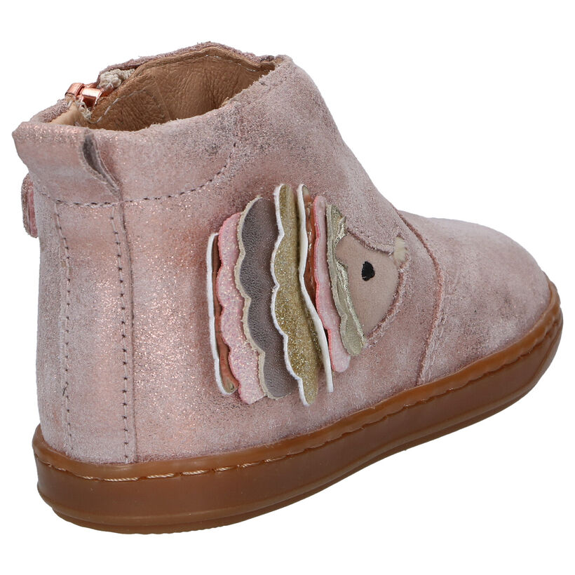 Shoo Pom Bouba Niglo Cognac Hoge Schoenen in nubuck (295706)
