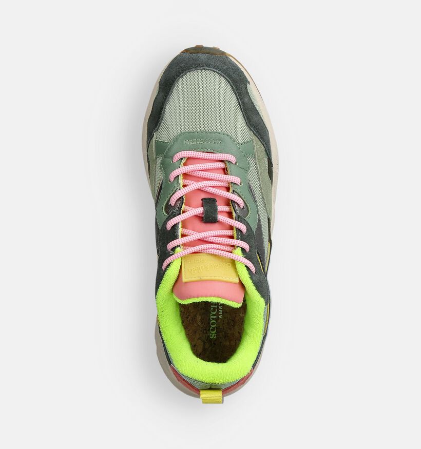 Scotch & Soda Mount Baskets en Vert pour femmes (369335) - pour semelles orthop&eacute;diques