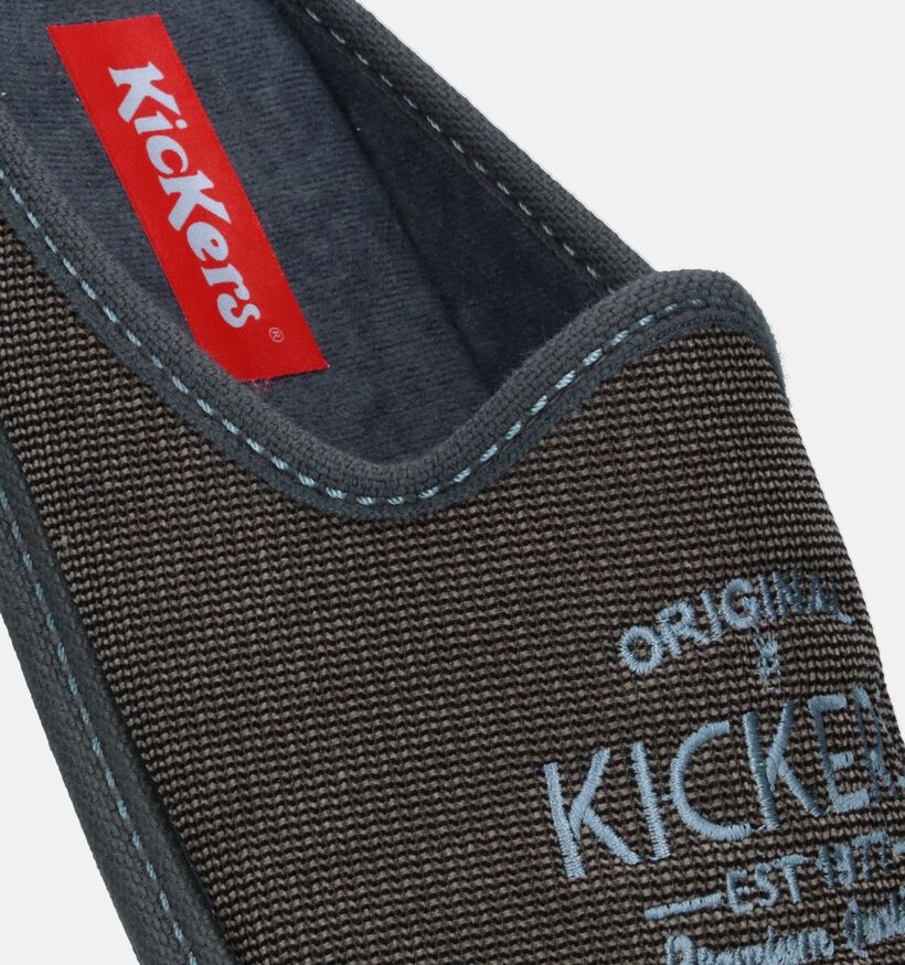Kickers Pantoufles ouvertes en Gris pour hommes (292523)