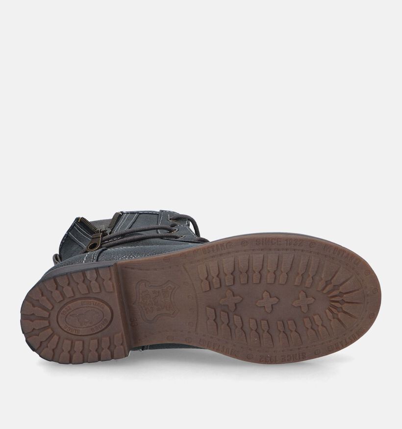 Mustang Bottines robustes en Gris pour filles (331714)