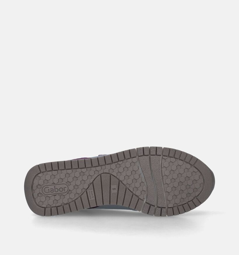 Gabor OptiFit Zilveren Sneakers voor dames (344772) - geschikt voor steunzolen