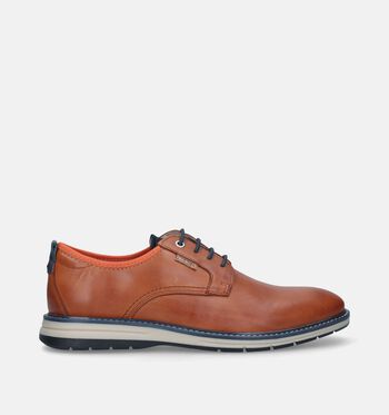 Geklede schoenen cognac