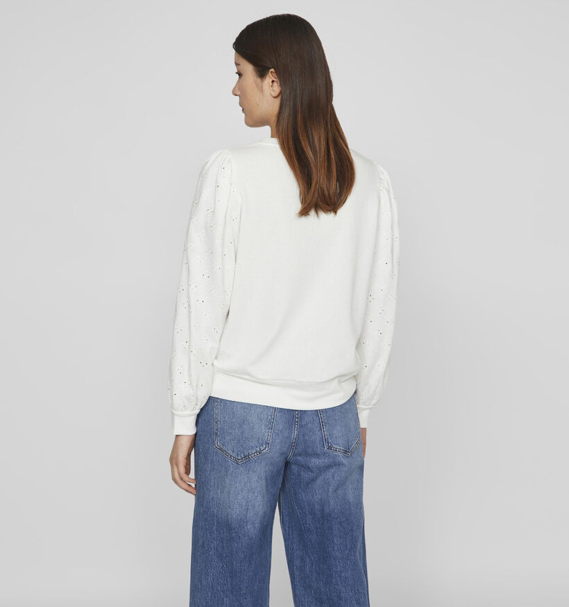 Vila Puf Witte Sweater voor dames (337664)