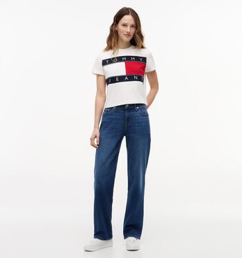 Tommy Hilfiger Tommy Jeans T-shirts Wit/Blauw
