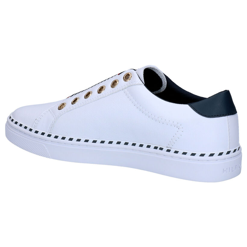 Tommy Hilfiger Witte Slip-on Sneakers in kunstleer (268595)