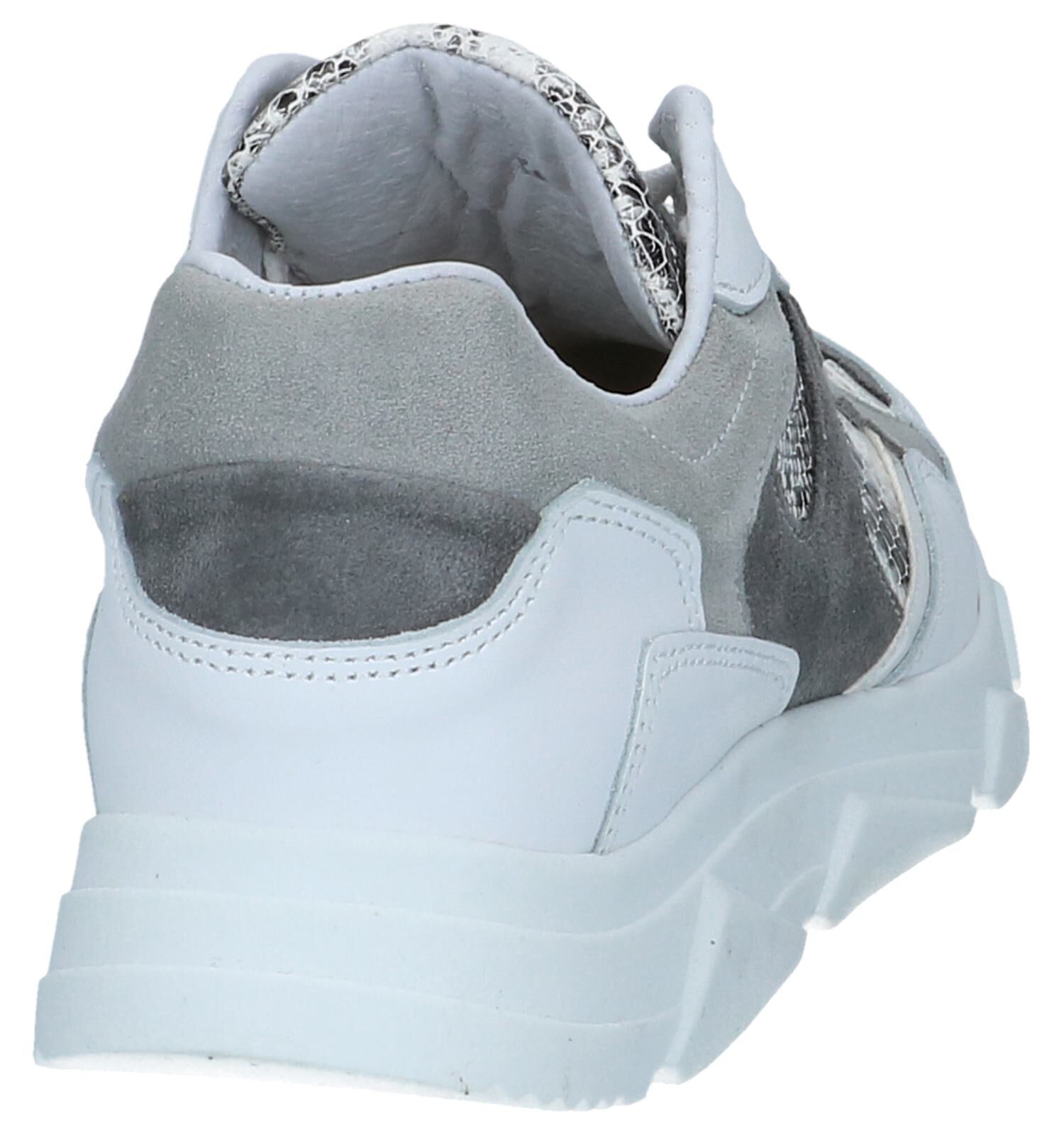 Witte Slangenprint Sneakers Tango Kady 1 Dames Sneakers Online