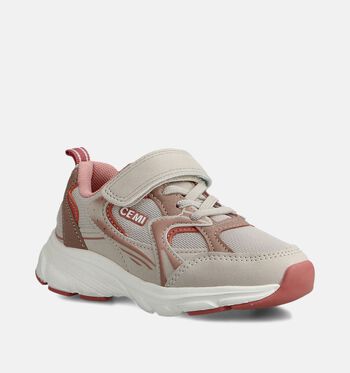 CEMI Sneakers Beige/Goud/Paars/Zilver