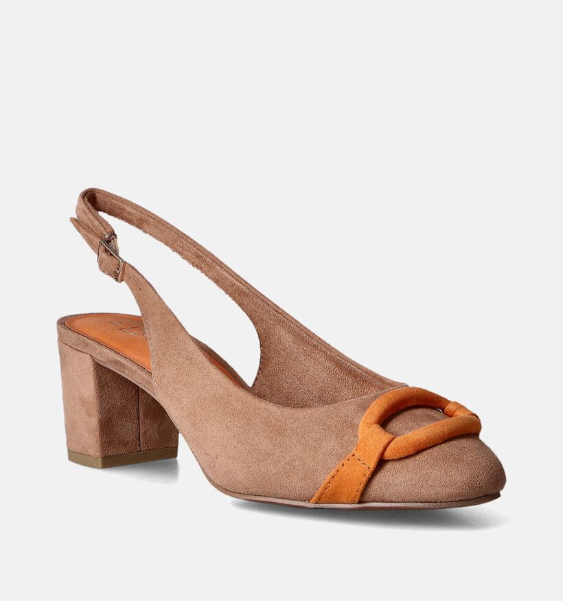 Marco Tozzi Cognac Slingback pumps voor dames (352549)