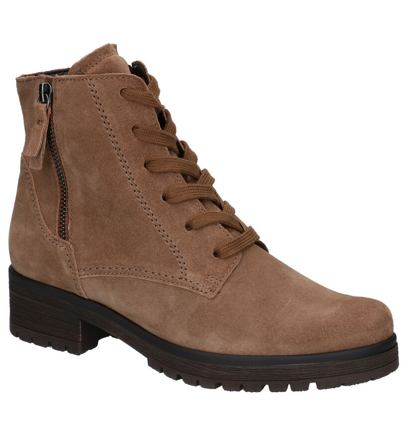 Gabor OptiFit Bottines en Taupe en nubuck (282403)