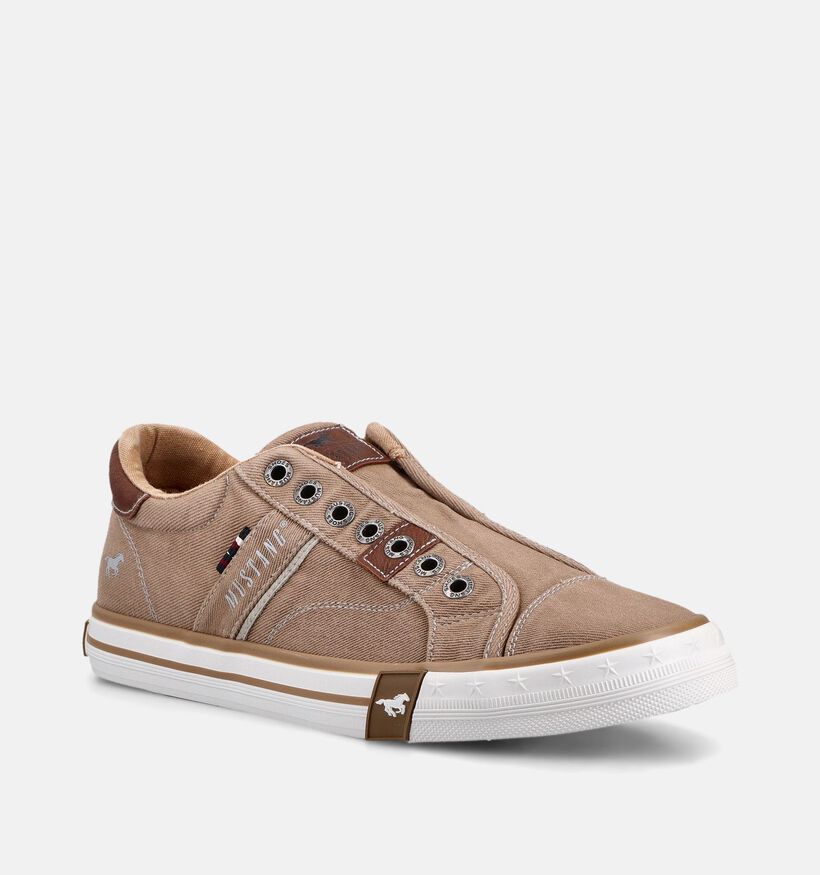 Mustang Chaussures &agrave; enfiler en Marron pour hommes (372965)
