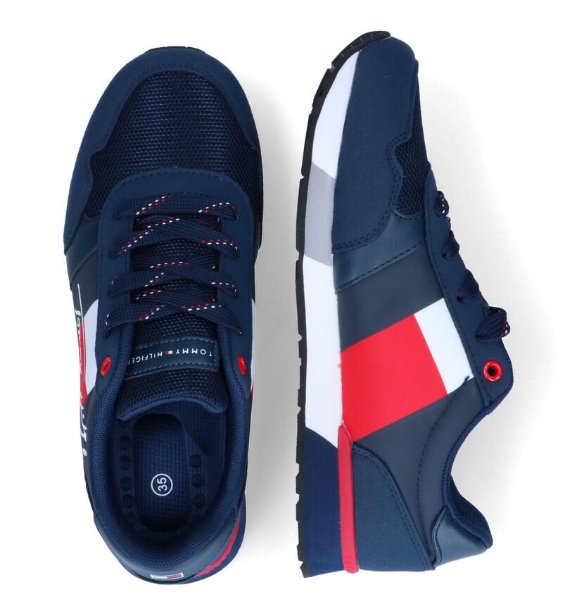 Tommy Hilfiger Blauwe Sneakers in kunststof (303932)