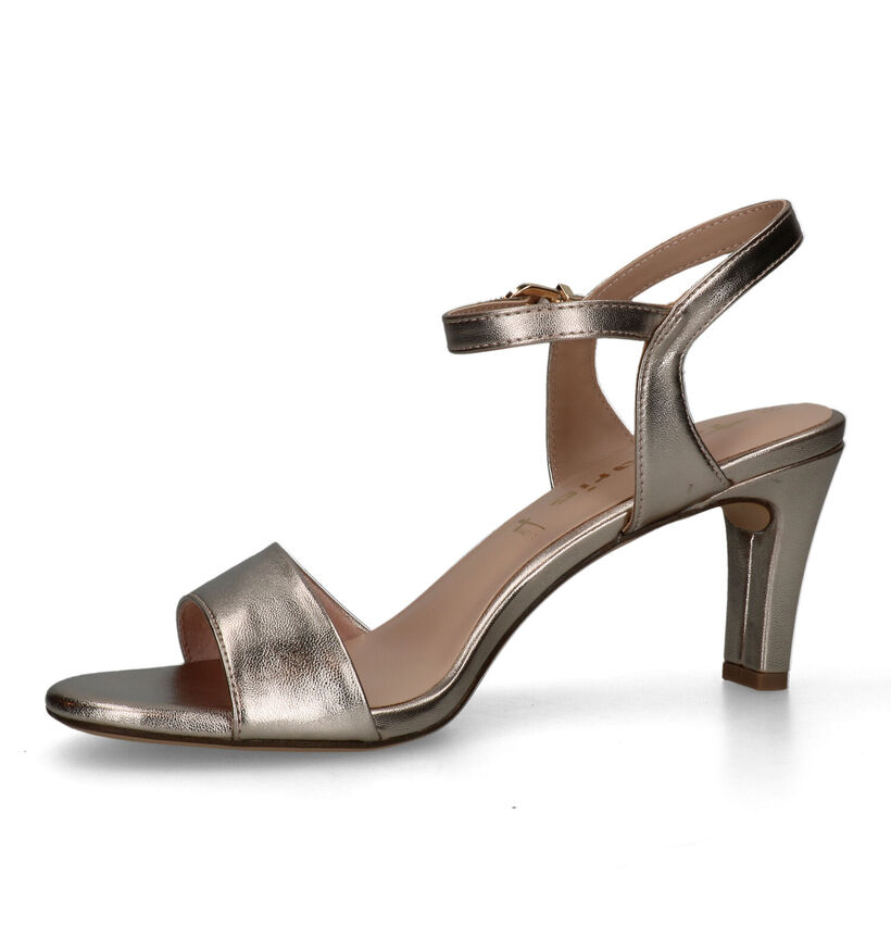 Tamaris Gouden Sandalen met hak in kunstleer (334260)