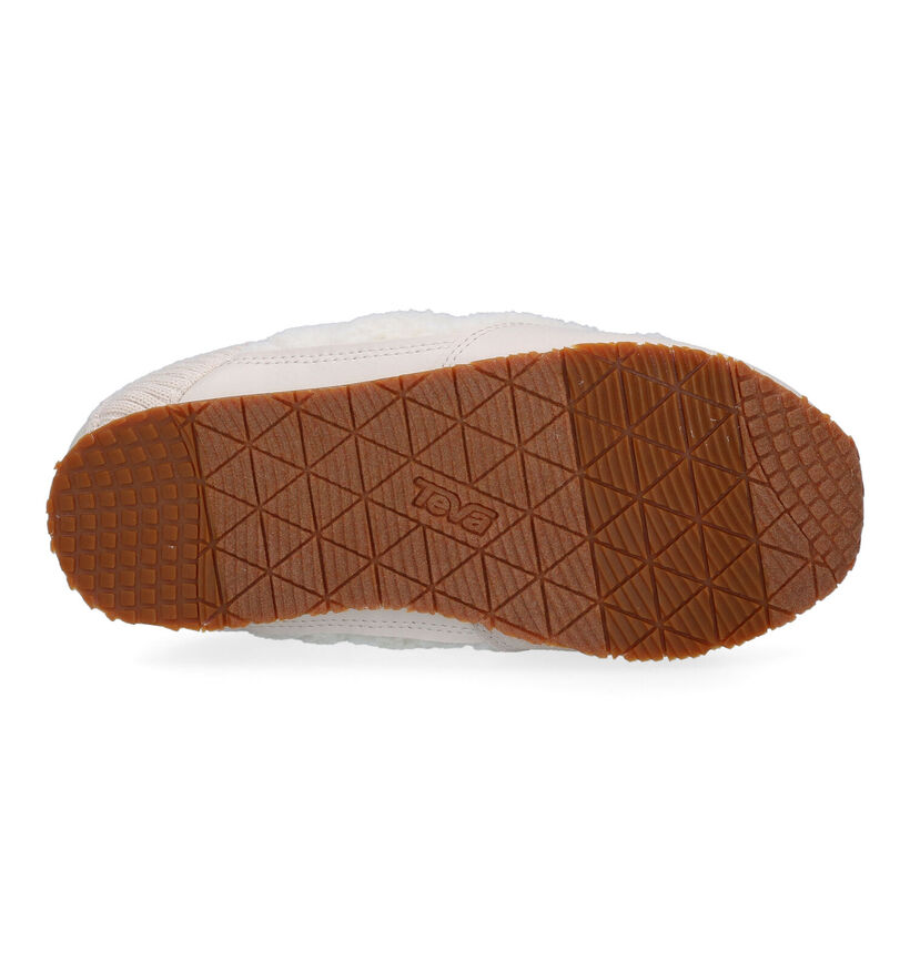 Teva Pantoufles fermées en Écru pour femmes (299550)