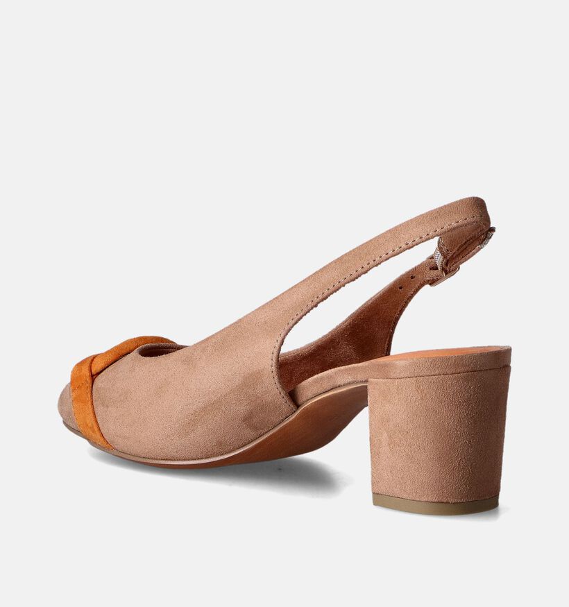Marco Tozzi Cognac Slingback pumps voor dames (352549)