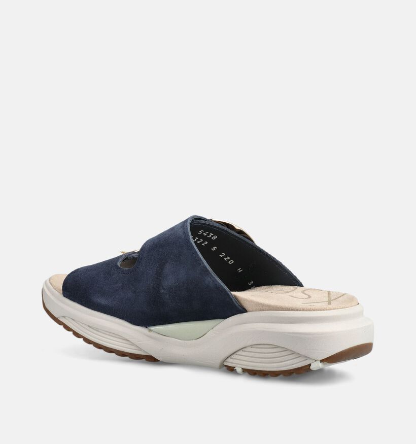 Xsensible Mykonos Blauwe Slippers voor Steunzolen voor dames (373022) - geschikt voor steunzolen