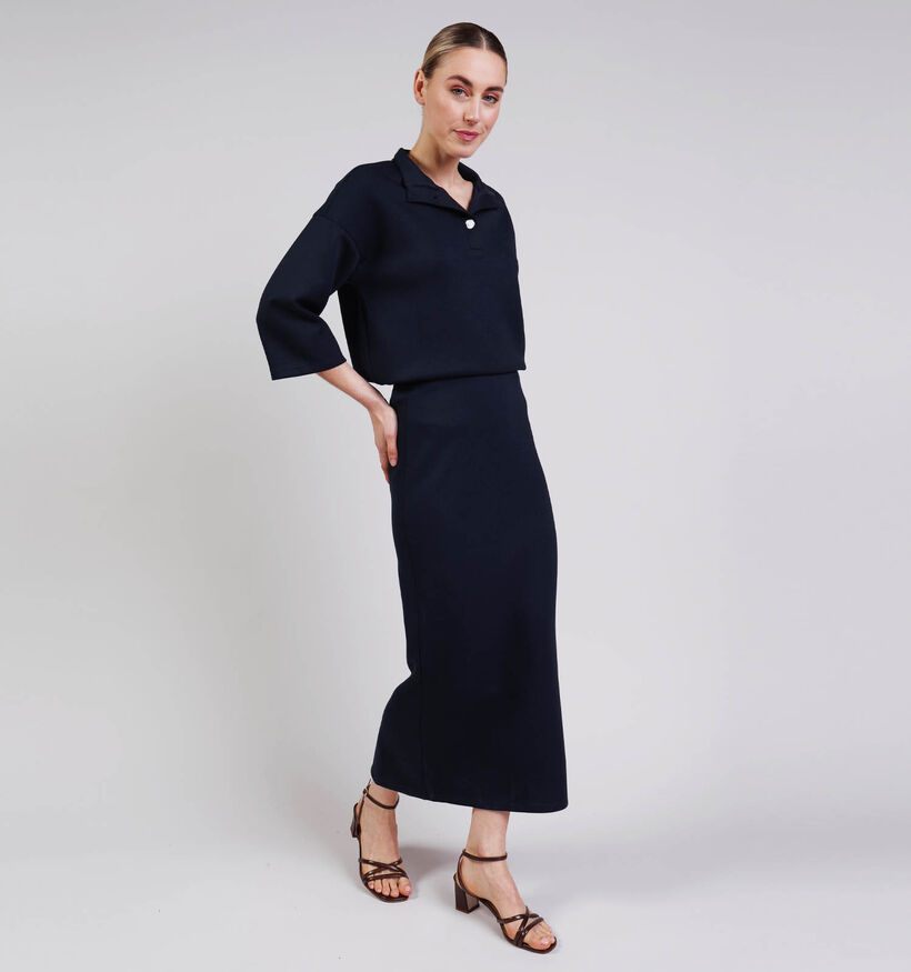 Vila Siffi Ankle Skirt Donkerblauwe Rok voor dames (368117)