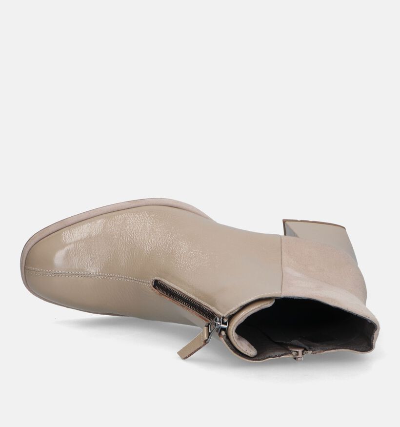 Softwaves Beige Enkellaarzen voor dames (332665) - geschikt voor steunzolen