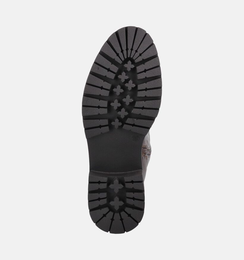 Posh by Poelman Bottes hautes en Brun fonc&eacute; pour femmes (380666)
