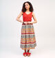 Vero Moda Rode Midi Rok voor dames (362210)