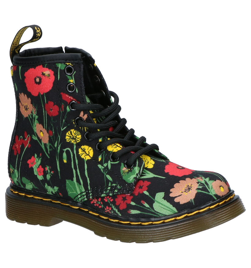 Dr. Martens 1460 Botanics Bottines en Noir en textile (253341)