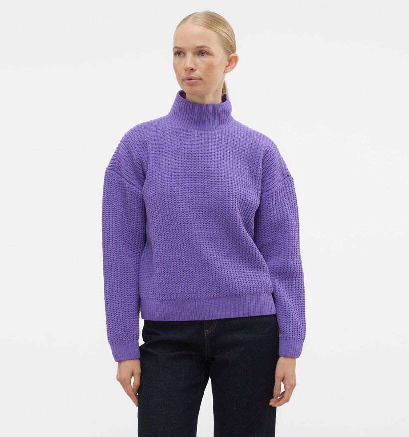 Vero Moda Kaia Pull en Mauve pour femmes (330889)